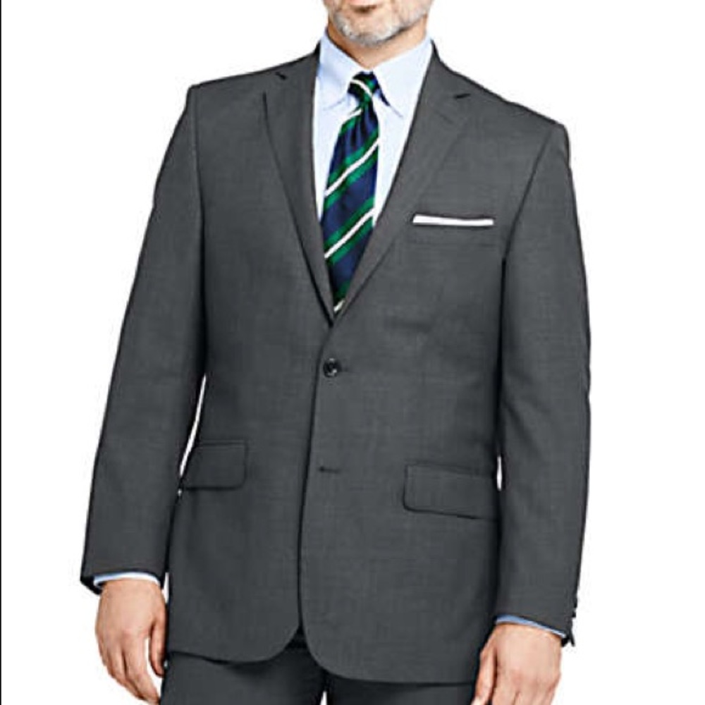 Lands’ End: single breasted 2 button sport coat